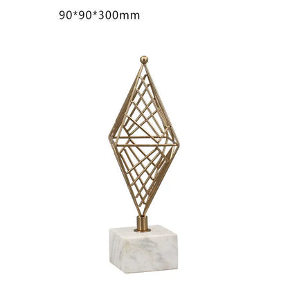 Modern Cast Iron and Marble Desktop Decorations. Londecor