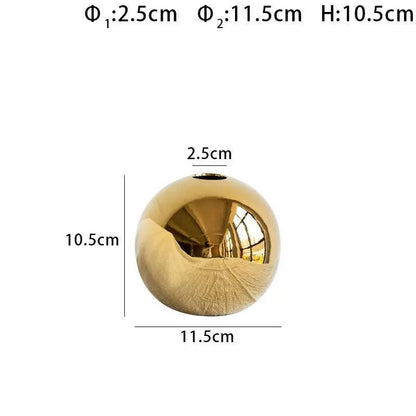 Ceramic Gold Vase - Londecor
