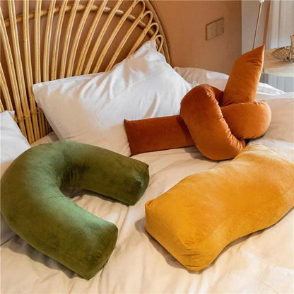 Twisting friendly Cotton Velvet Pillow Sofa Cushion - Londecor