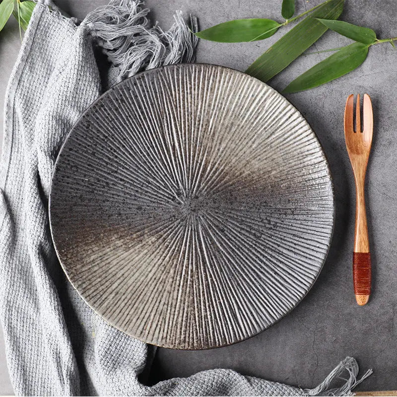 Striped Steak Plate Londecor