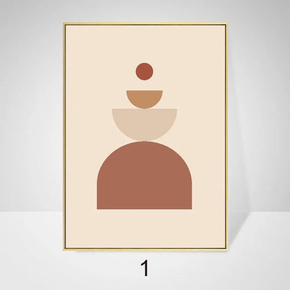 Abstract Painting Morandi Geometric Canvas Painting - Londecor