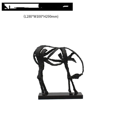 Modern Cast Iron and Marble Desktop Decorations. Londecor