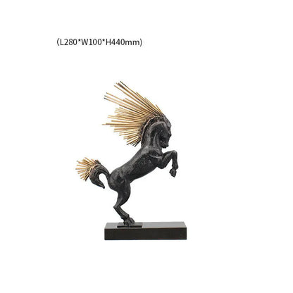 Modern Cast Iron and Marble Desktop Decorations. Londecor