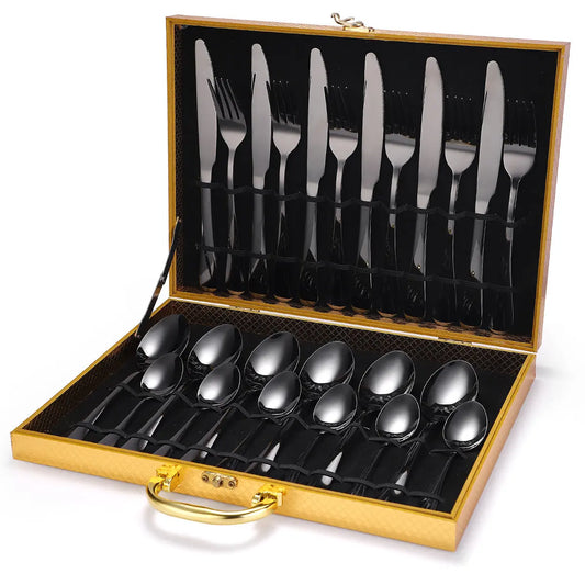 perfect gift 24 Pcs Cutlery Set Londecor