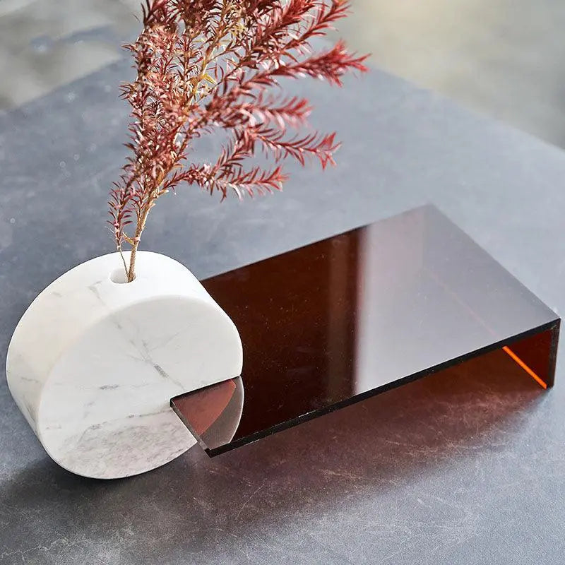 Creative Marble Acrylic Tray. - Londecor