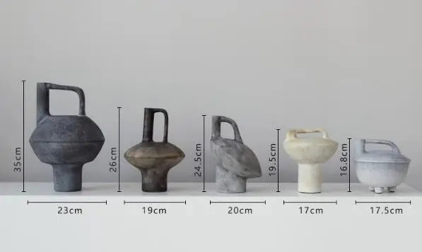 Handmade Pottery Modern Art Abstract Vase Ornament - Londecor