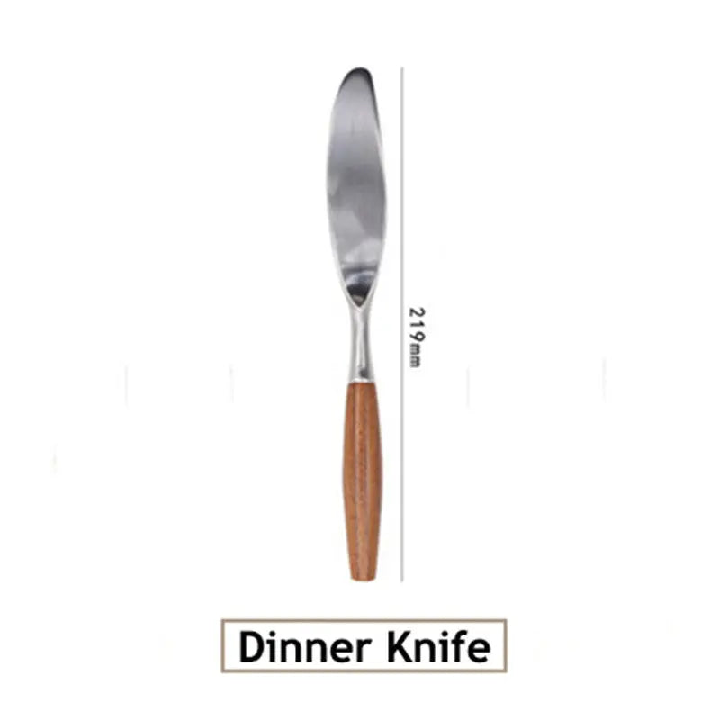 Stainless Steel Cutlery Set With Log Handle Londecor