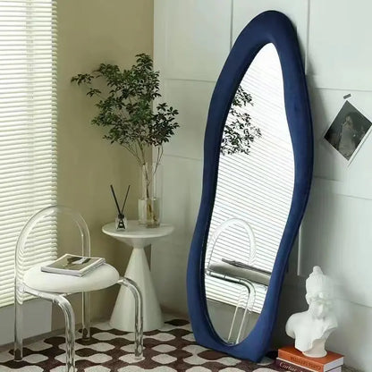 Irregular Mirror Falling Against The Wall Londecor