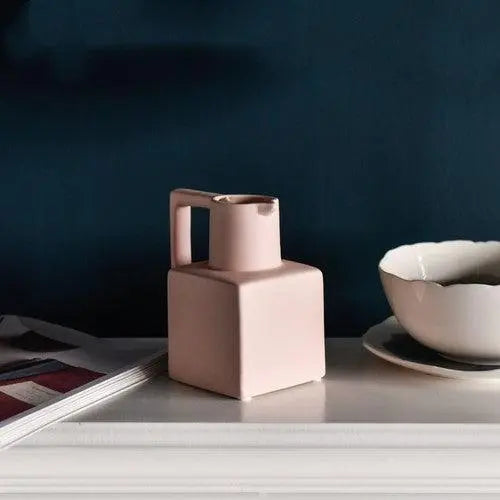 Geometric irregular Morandi vase - Londecor