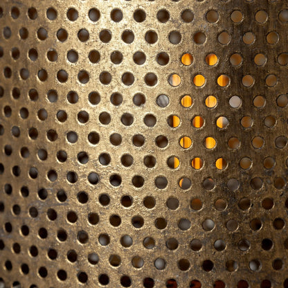 Gold Textured Tripod Floor Lamp-2