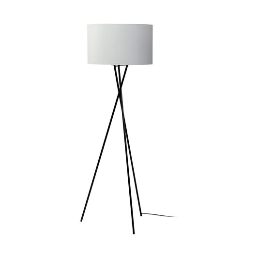 Black Metal Tripod Floor Lamp-0