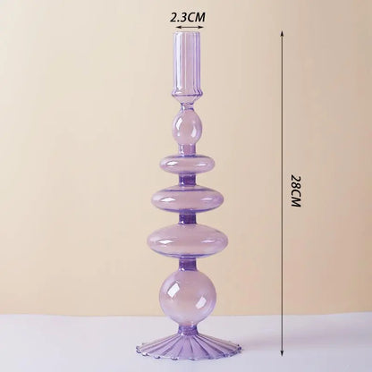 Glass Candle Holder Decoration - Londecor