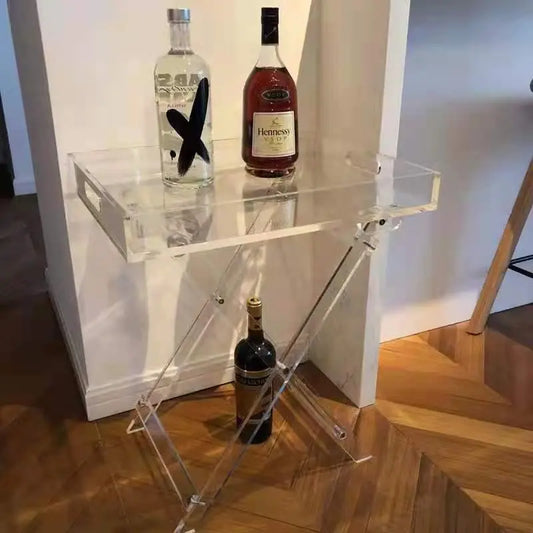 Transparent Acrylic Folding Table - Londecor