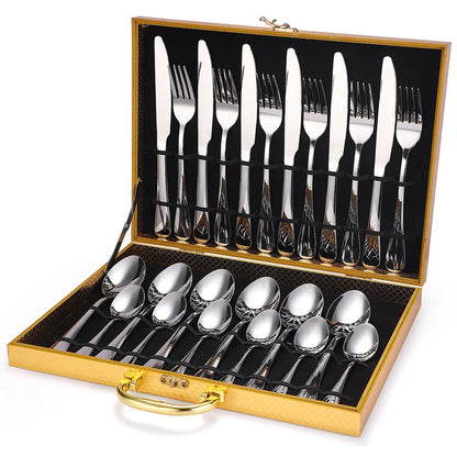 perfect gift 24 Pcs Cutlery Set Londecor