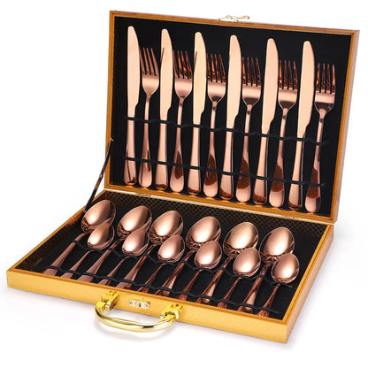 perfect gift 24 Pcs Cutlery Set Londecor