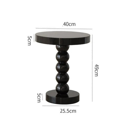 Vintage Solid Wood Round Side Table - Londecor