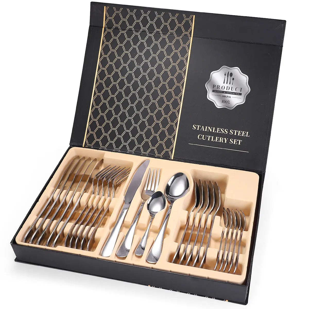 perfect gift 24 Pcs Cutlery Set Londecor