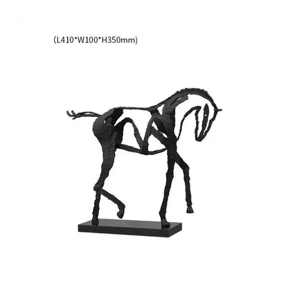 Modern Cast Iron and Marble Desktop Decorations. Londecor