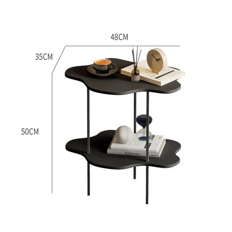 Cloud Side Table Polygonal Shaped Modern Minimalist Shelf - Londecor