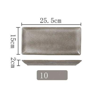 Kiln Into Ceramic Tableware Creative Hotel Steak Plate Londecor