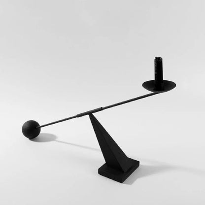 Modern Minimalist Creative Black Candlestick - Londecor