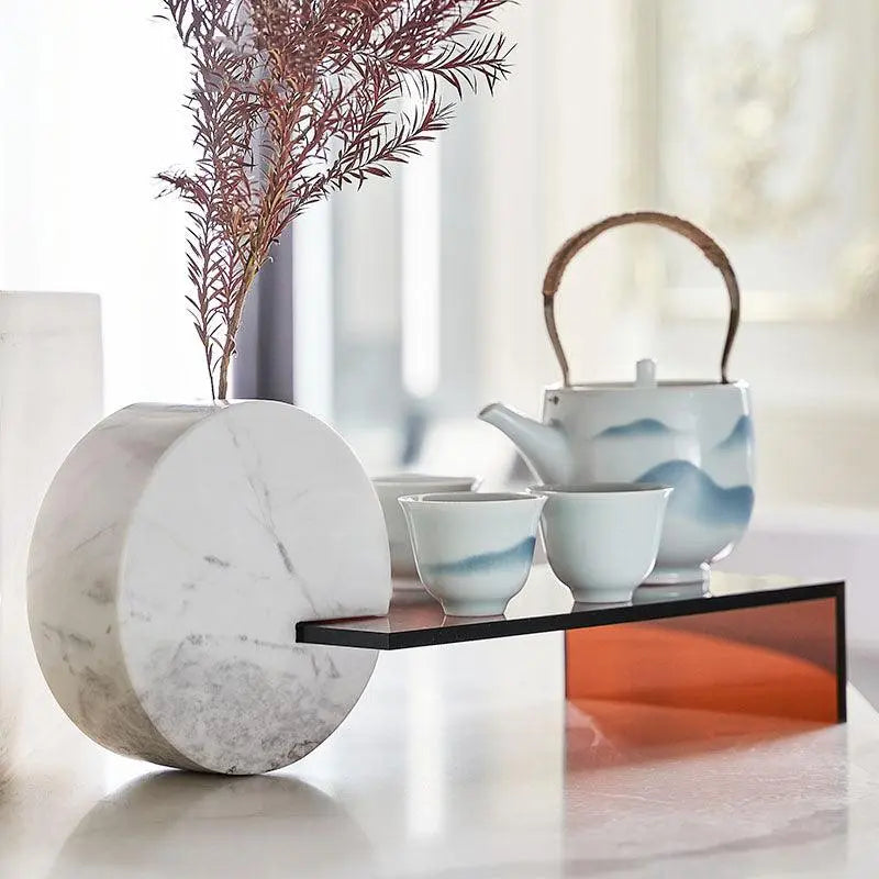 Creative Marble Acrylic Tray. - Londecor