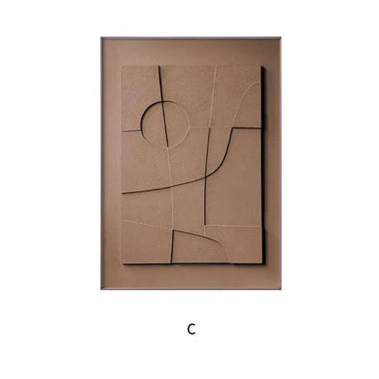 Geometric Abstract Wall Art Canvas Painting - Londecor