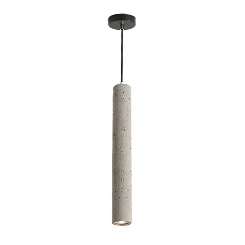Nordic Minimalist Bedroom Bedside Cylindrical Terrazzo Chandelier - Londecor