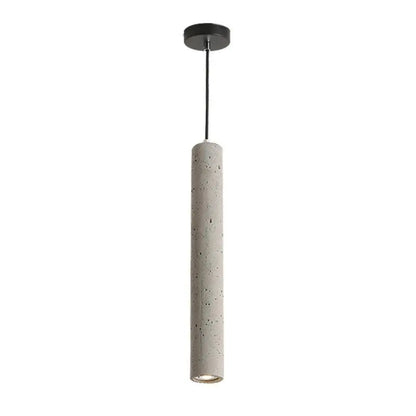 Nordic Minimalist Bedroom Bedside Cylindrical Terrazzo Chandelier - Londecor
