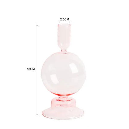 Glass Candle Holder Decoration - Londecor