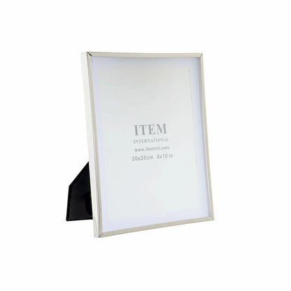 Photo frame DKD Home Decor Silver Metal Crystal Plastic Traditional 25 x 2 x 30 cm-0