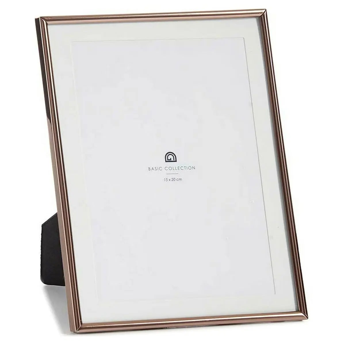 Photo frame Copper 13 x 23 x 18,4 cm Crystal Steel-0