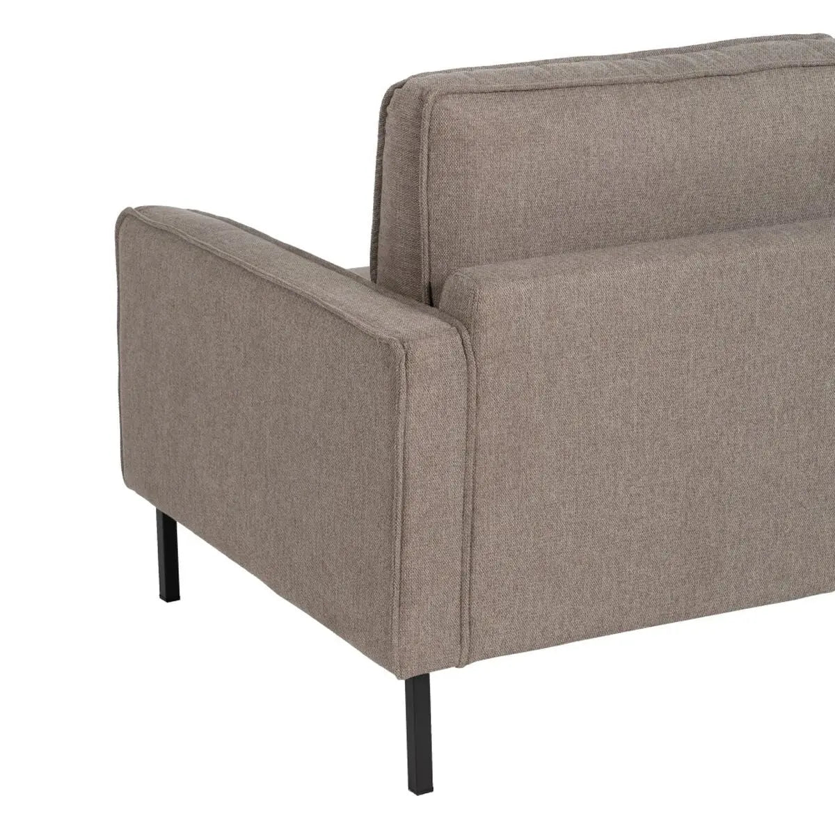 Sofa 163 x 87 x 90 cm Synthetisch materiaal Metaal Taupe-4