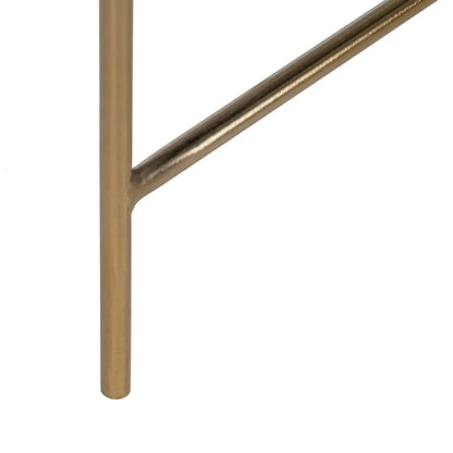 Centre Table Marble Iron 50 x 50 x 45 cm-2