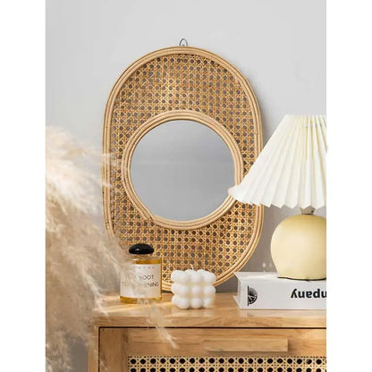 Rattan decorative mirror Londecor