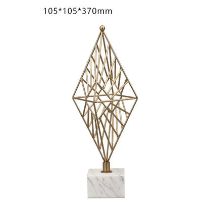 Modern Cast Iron and Marble Desktop Decorations. Londecor