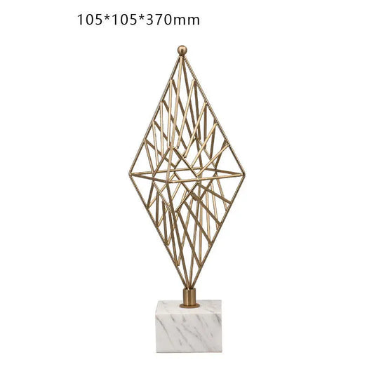 Modern Cast Iron and Marble Desktop Decorations. Londecor