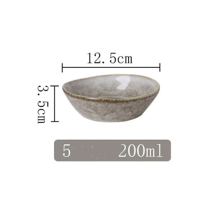 Kiln Into Ceramic Tableware Creative Hotel Steak Plate Londecor