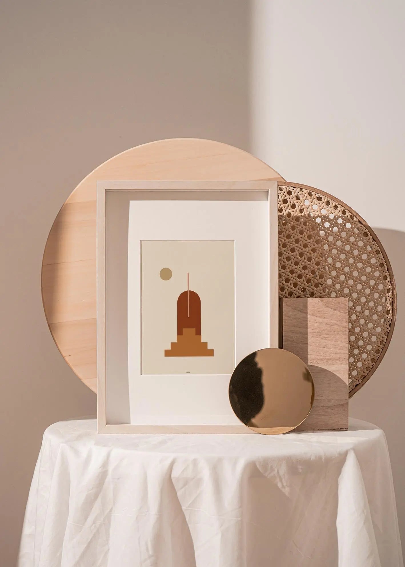 Modern Abstract Geometric II-1