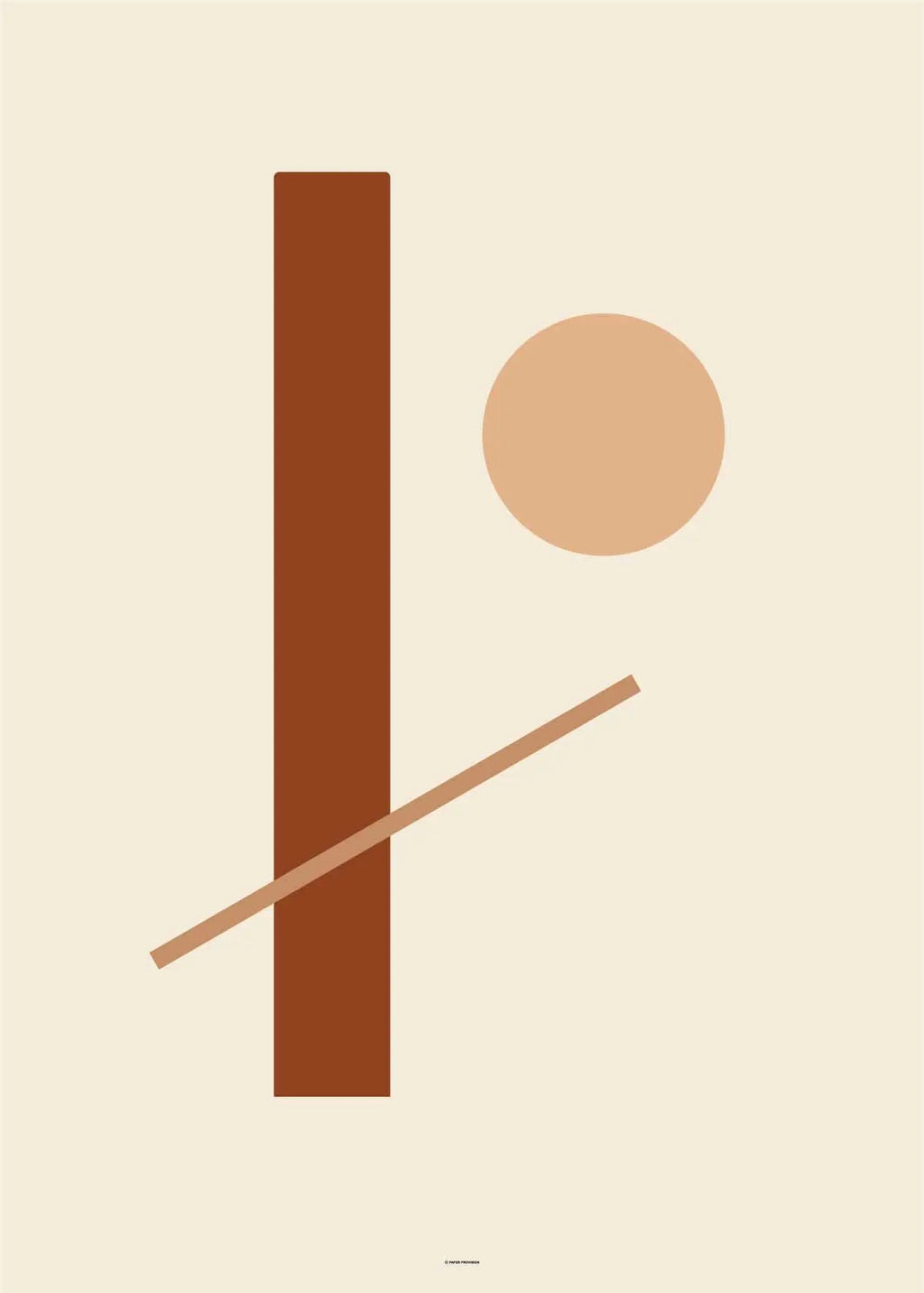 Modern Abstract Geometric IV-3