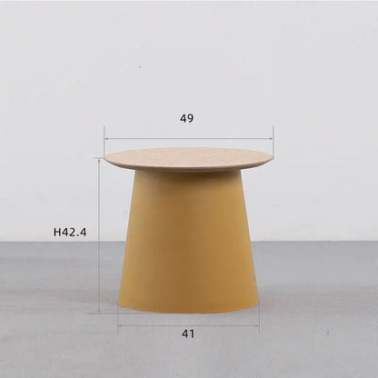 Simple Solid Round Coffee Table - Londecor