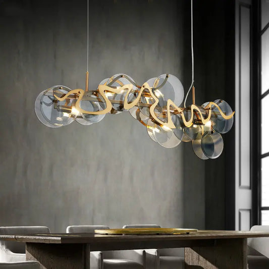 Modern Minimalist Glass Chandelier Londecor