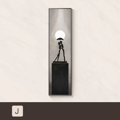 Luxury Led Luminous Entryway Decorative Painting Londecor
