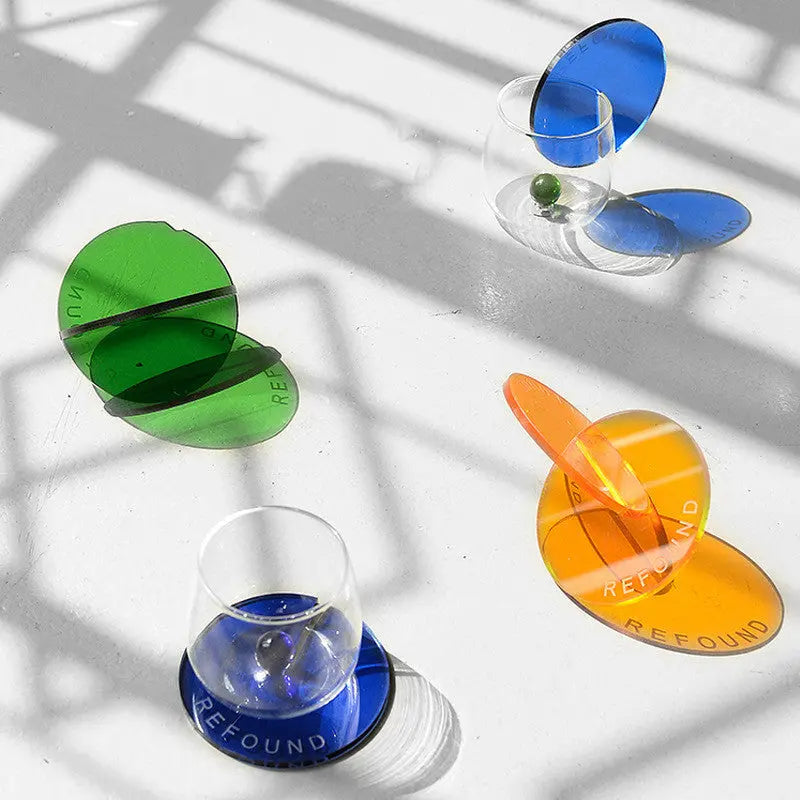 Colorful Acrylic Round Coaster Londecor