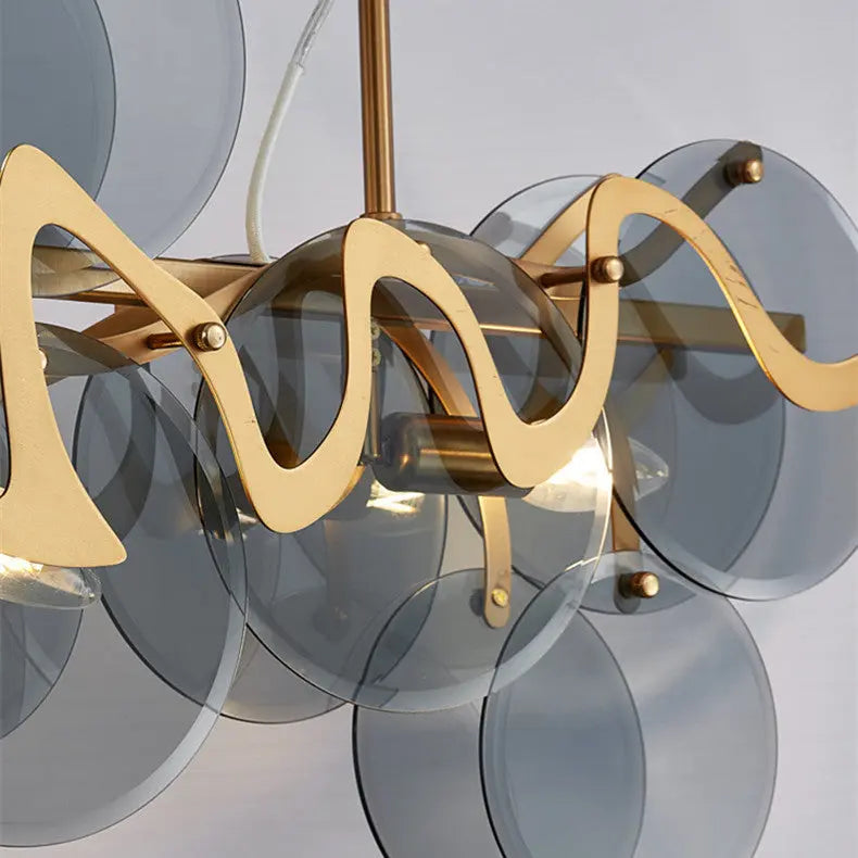 Modern Minimalist Glass Chandelier Londecor