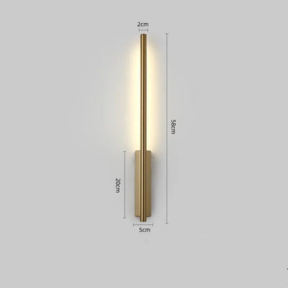 Minimalist Golden Line Wall Lamp - Londecor