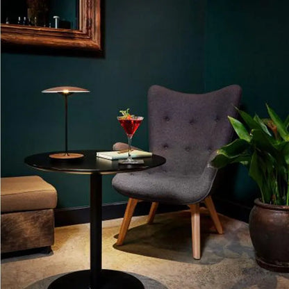 UFO Umbrella Wood Grain Desk Lamp - Londecor