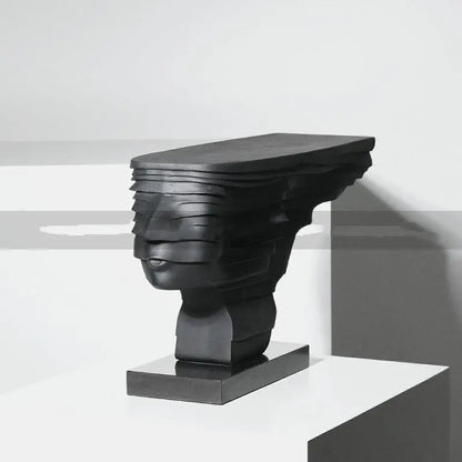 Abstract Figure Double-sided Black Sculpture Decoration Soft Ornament - Londecor