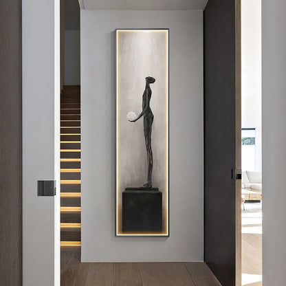 Luxury Led Luminous Entryway Decorative Painting Londecor