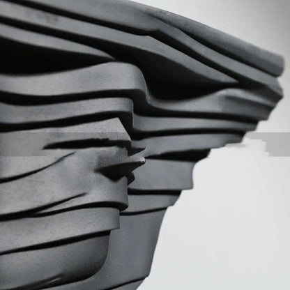 Abstract Figure Double-sided Black Sculpture Decoration Soft Ornament - Londecor